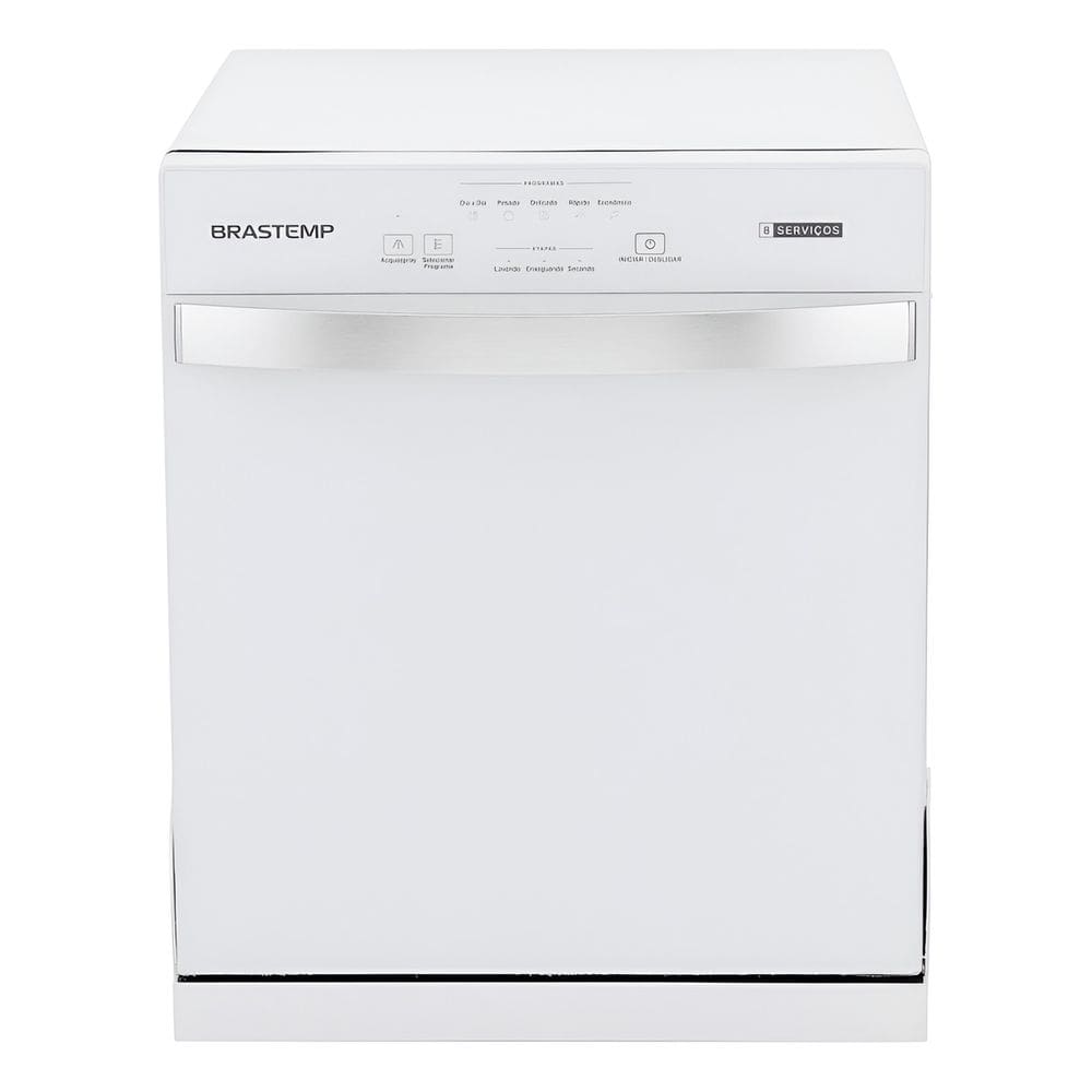 Lava Loucas 8 Servicos 127v Branca Compacta  Brastemp