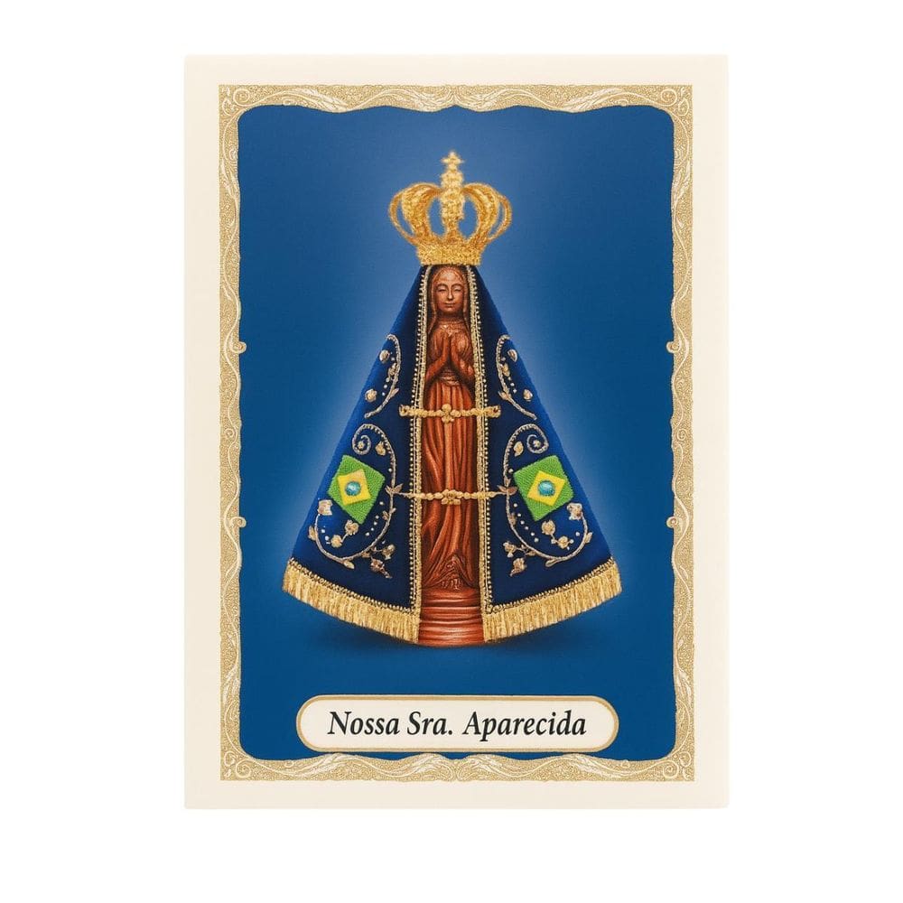 Folheto De Orações Santos Da Fé 9 Cm 100 Unidade