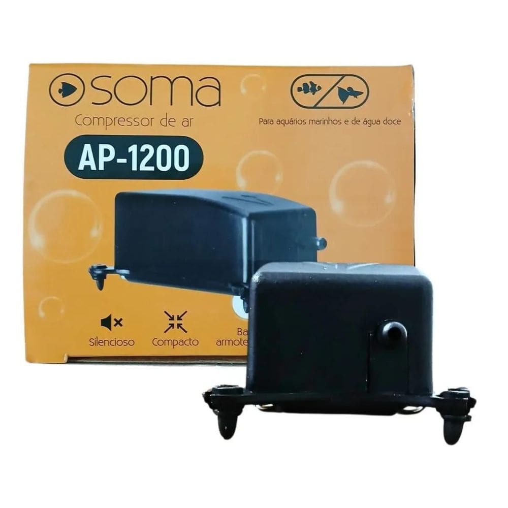 Compressor De Ar Soma Ap-1200 - 1,2L/Min - 127V