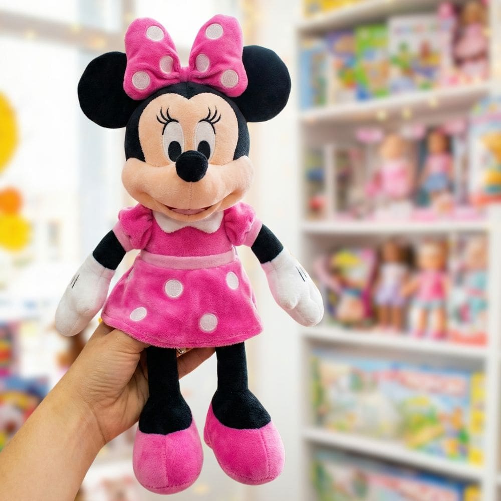 Pelúcia Minnie de 50cm Rosa GRANDE Linda Pelucia Super Macia - Minie mickey - PANAMI