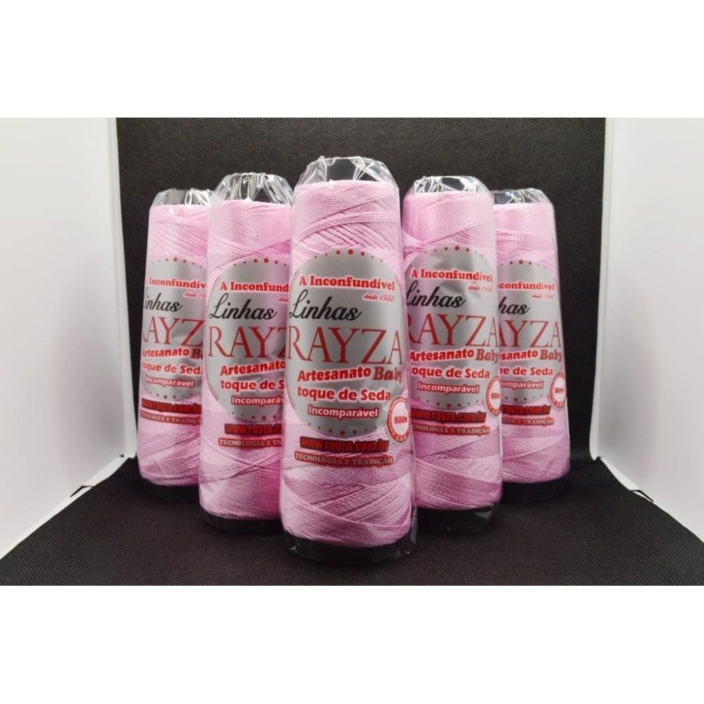 Linha Rayza Artesanato Baby Fina Tex 144-Rosa Boreal