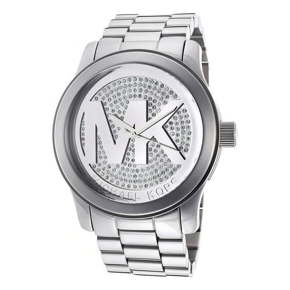Relógio Michaelkors Mk5544 Bradshaw Logo Prateado