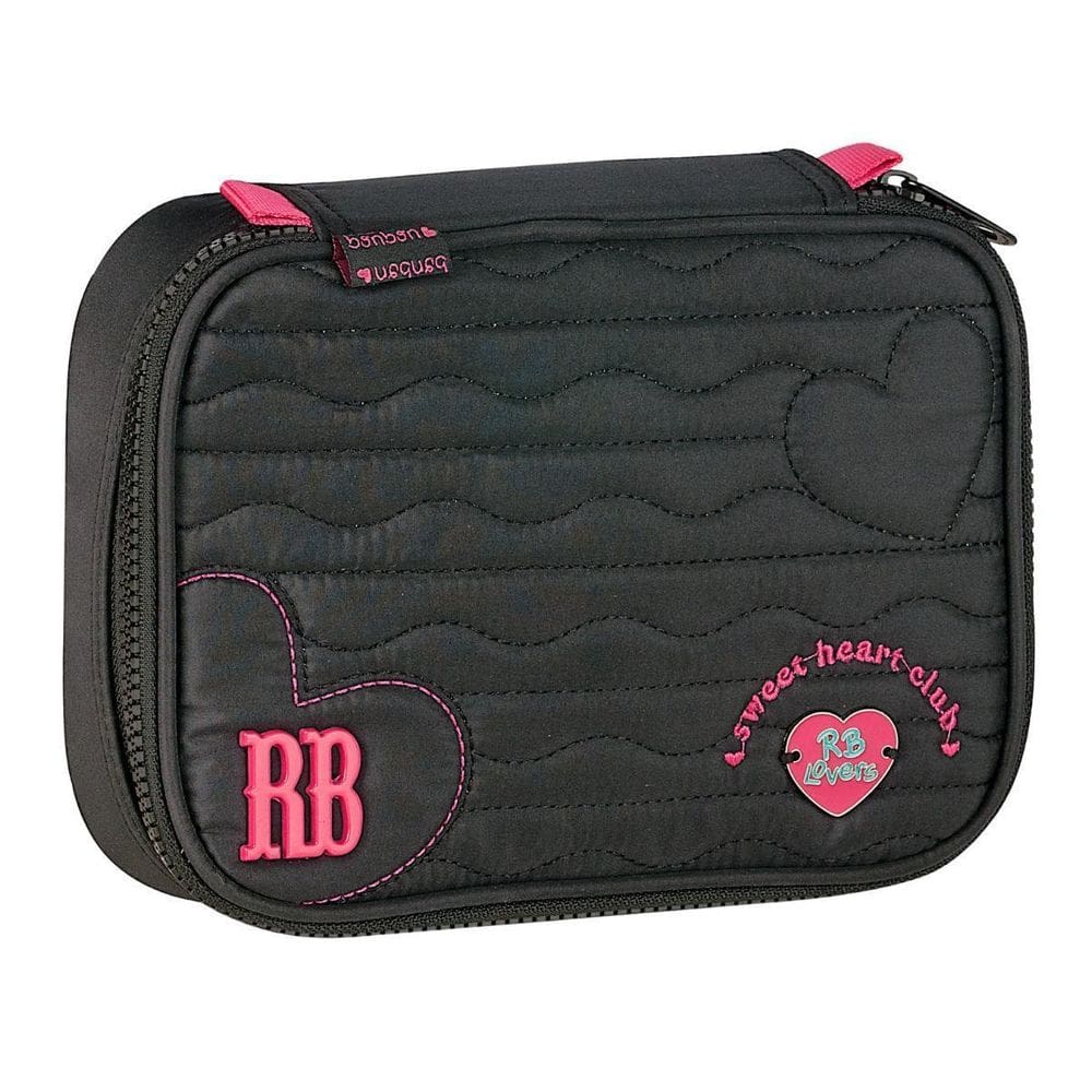 Estojo Rebecca Bonbon Box 100 Pens Juvenil Escolar - Preto