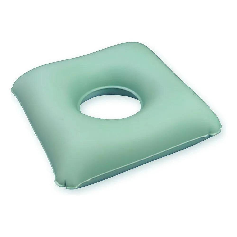 2X Almofada Ortopédica Quadrada Orifício 2 Em 1 Água/Infláve