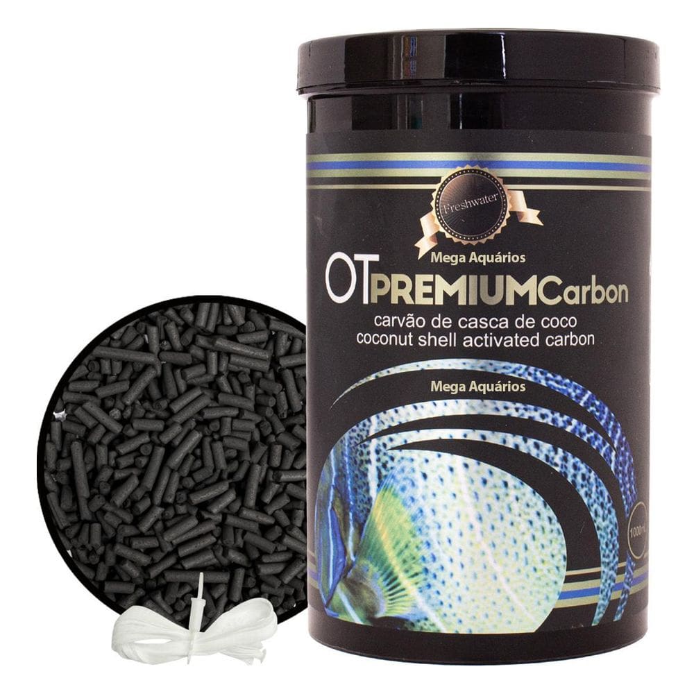 Mídia Filtragem Química Aquário Lago Carvão Oceantech 1000Ml