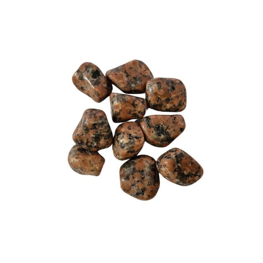 Pedra Calcita Orquídea 4 A 6 Cm Rolada 250G Natural