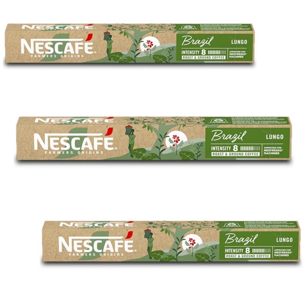 30 Cápsulas De Nescafé Farmers Origins Brazil
