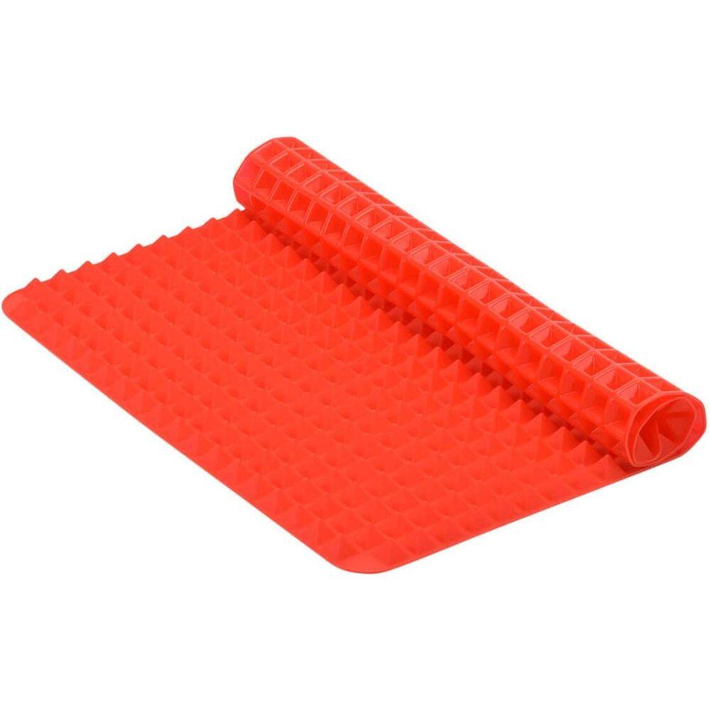 Tapete Culinario Em Silicone Para Forno Antiaderente Para Assar Vermelho Casambiente