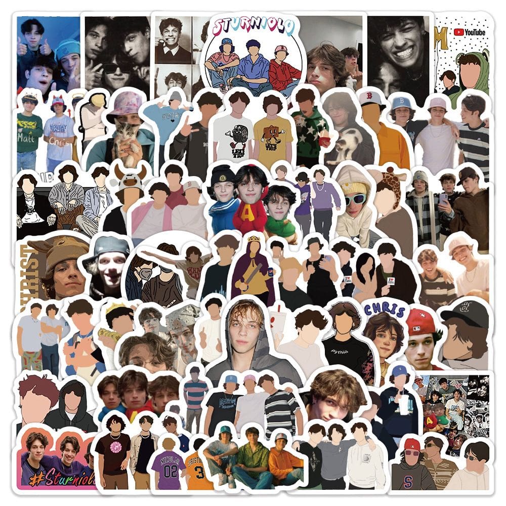 Adesivos Sturniolos Triplets em vinil impermeável 60 unidades/lote