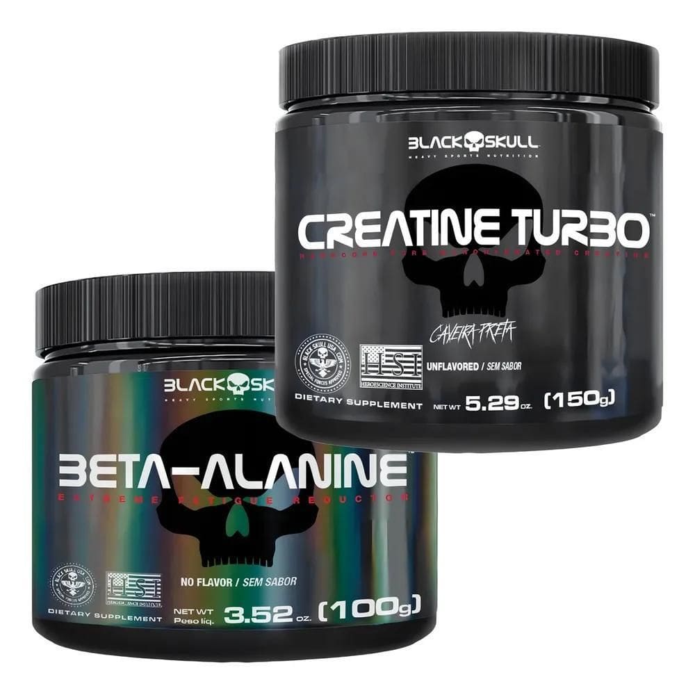 2X Kit Alta Performance Beta Alamina + Creatina Hipertorfia