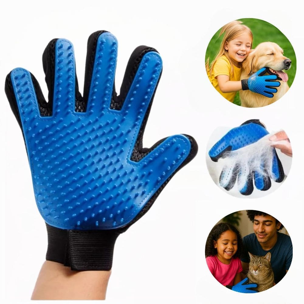 Luva Pet De Absorção Rápida - Banho Sem Bagunça