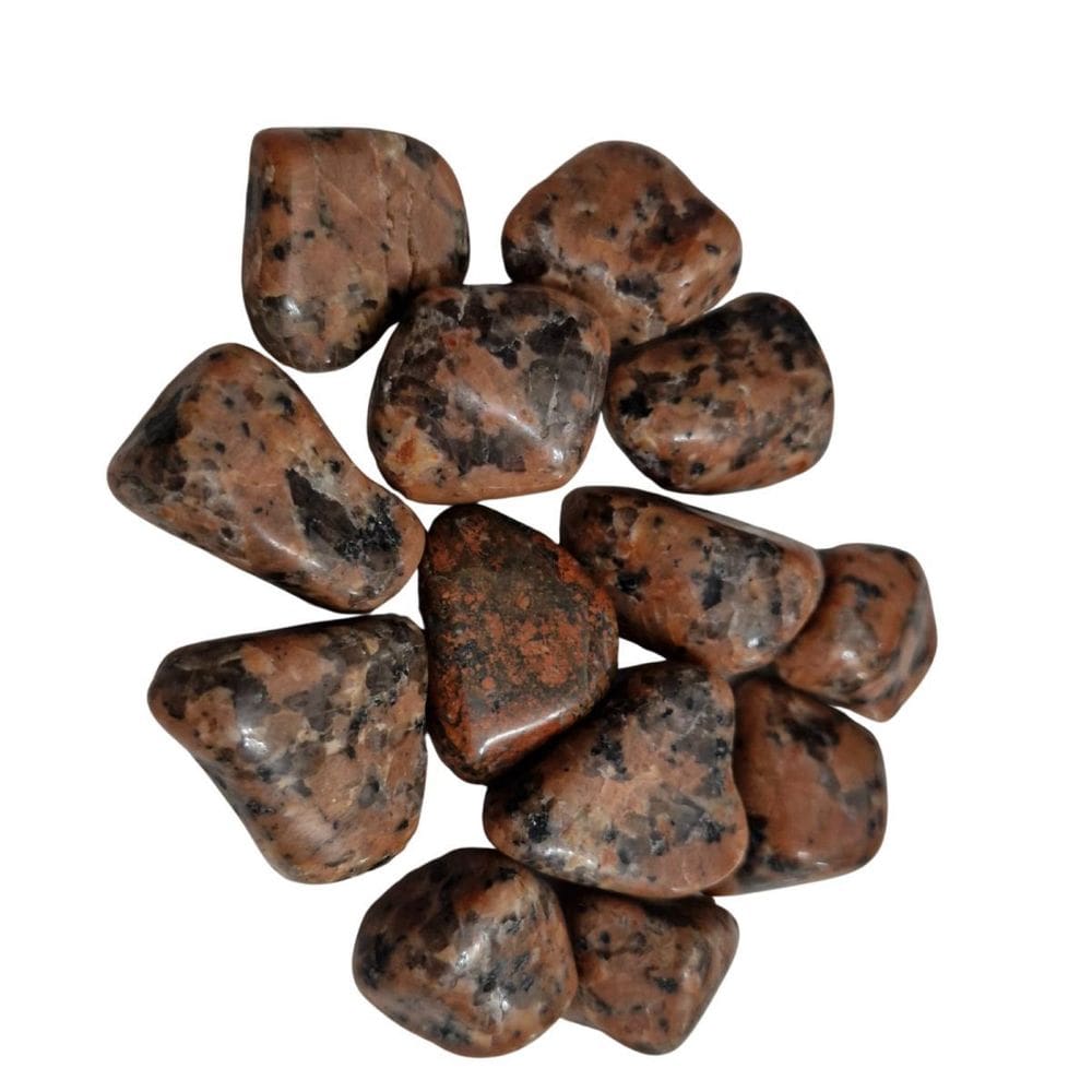 Pedra Calcita Orquídea 2 A 4 Cm Rolada 250G Natural