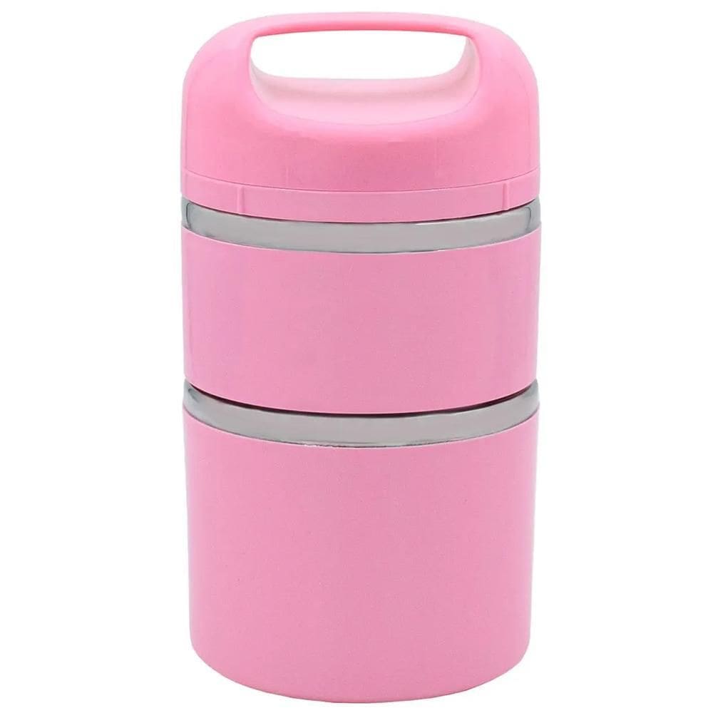 Lancheira Vertical 3 Compartimentos Inox Marmita