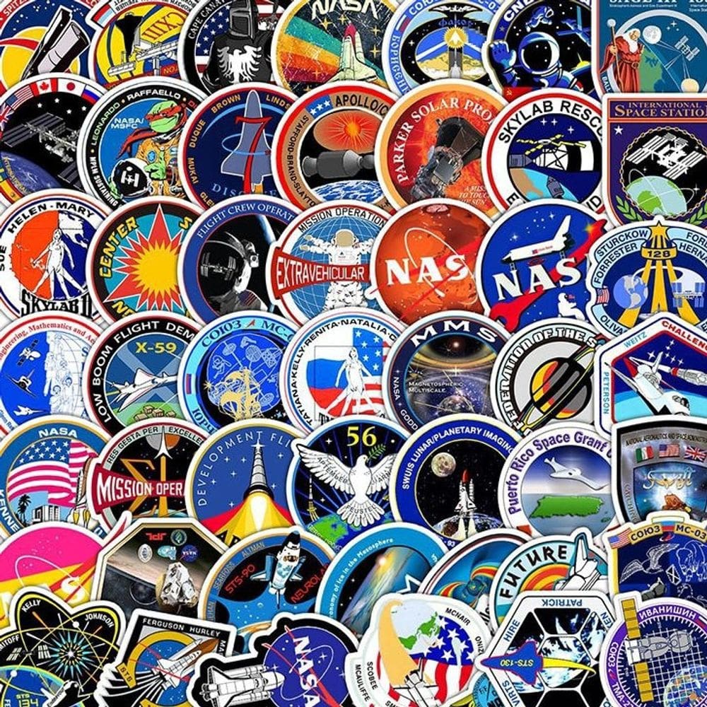 Adesivos 98 unidades/espaços de lote, ícones, vinil impermeável, anime stick