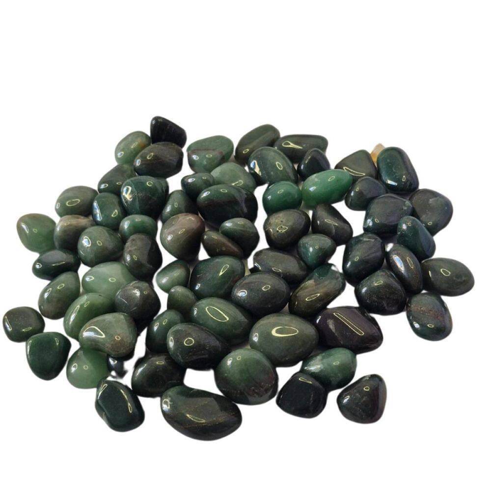 Pedra Quartzo Verde Escuro 2 A 4 Cm 1 Kilo Natural