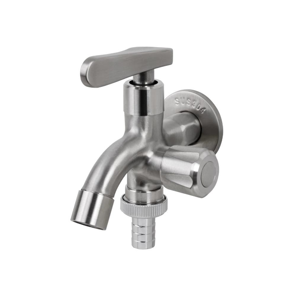 Torneira para area externa de parede Guariba Pingoo.casa - Prata