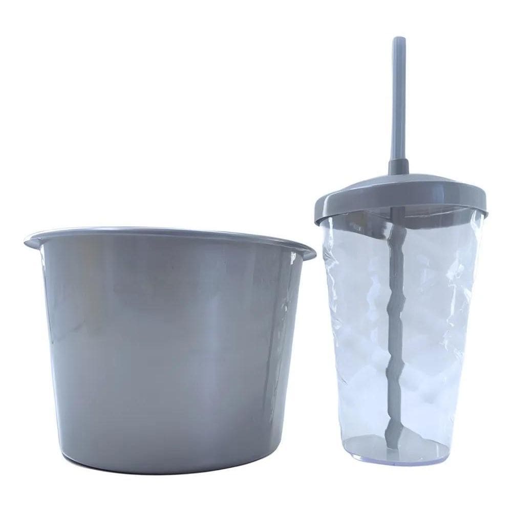 2X Full 10 Kits Cineminha Balde 1,5 Litros +Copo Twister 500