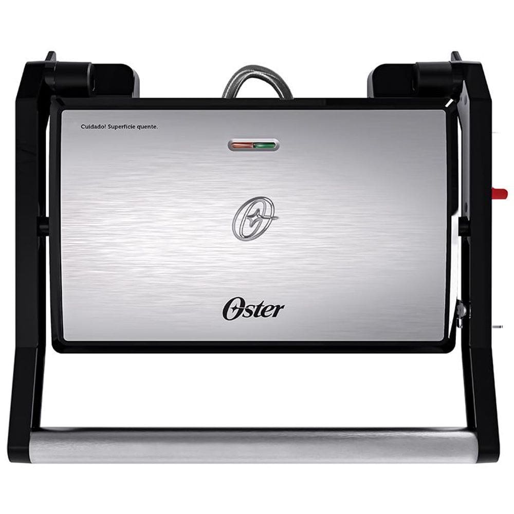 Mini Gril Elétrico Inox 2 Em 1 Oster 220V
