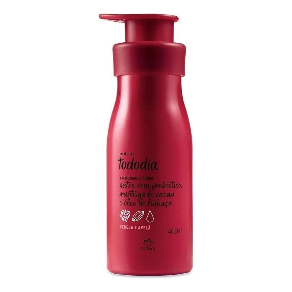 2X Hidratante Corporal Cereja E Avelã Tododia 400Ml