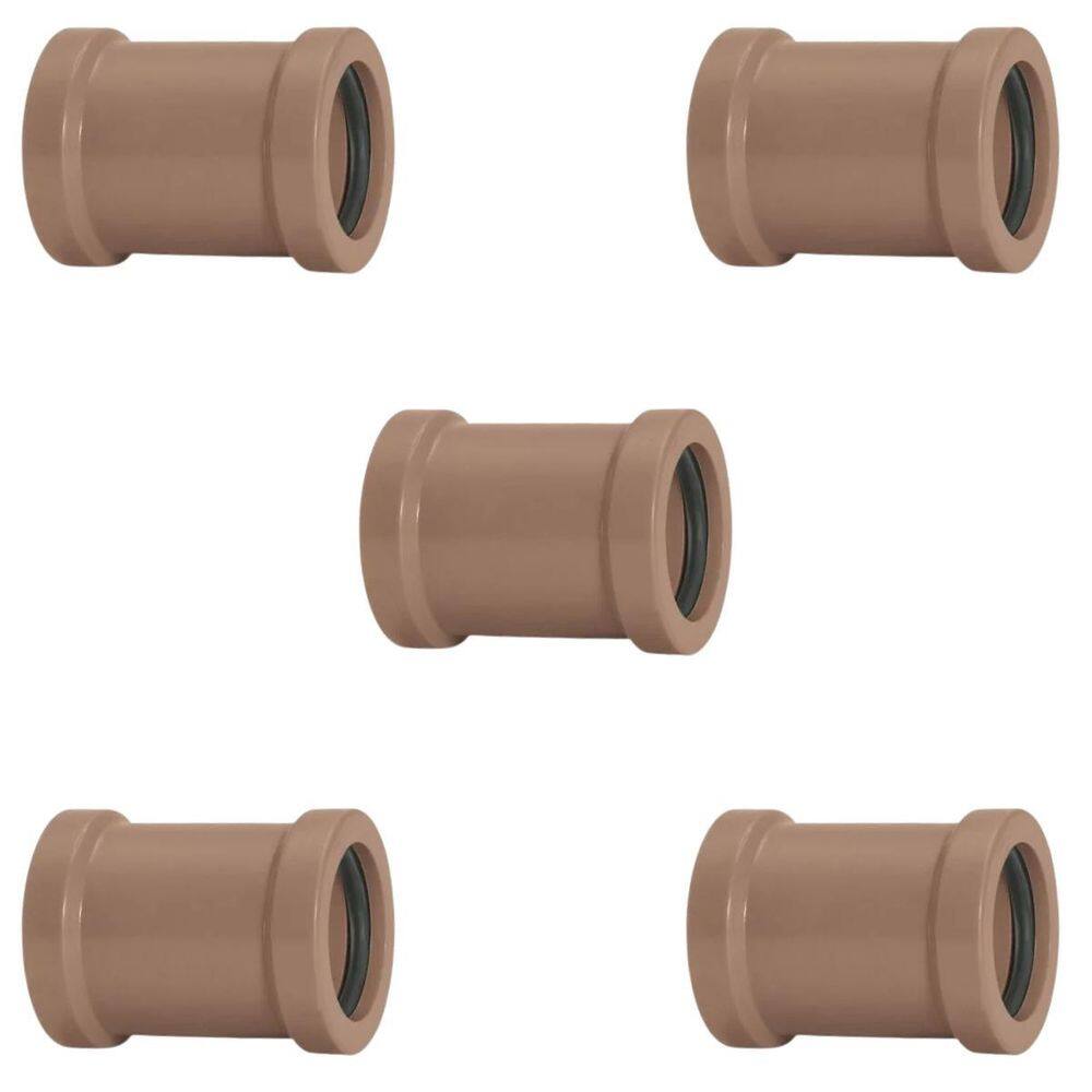 Luva De Correr 20Mm Pvc Encanamento Conexão Kit 05 Un