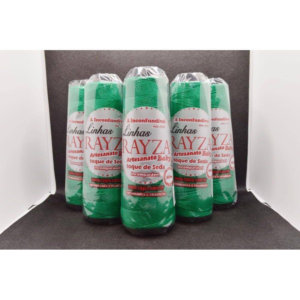 Linha Rayza Artesanato Baby Fina Tex 144-Verde Bandeira