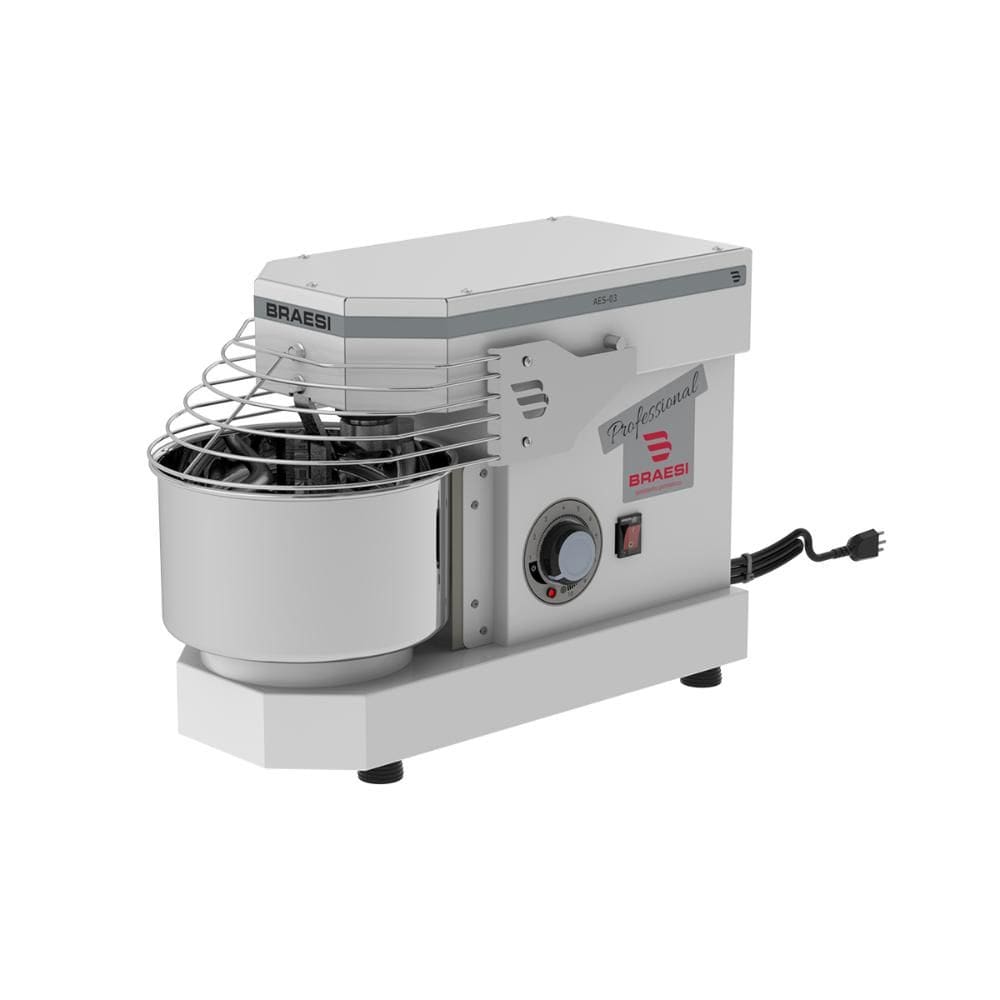 Amassadeira Espiral 3 kg 10 Velocidades Aes-03 Branca Bivolt - Braesi B18675