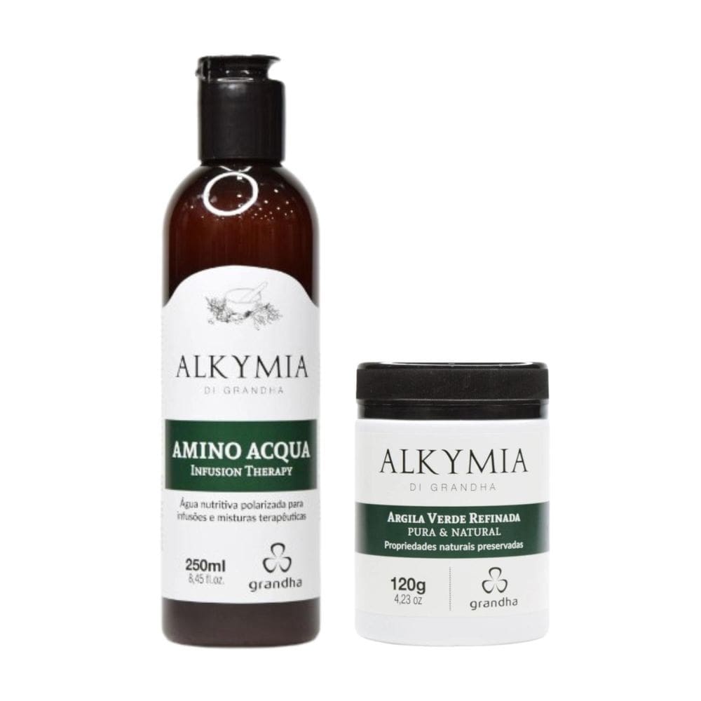 Água Polarizada Amino Acqua + Argila Verde Pele Oleosa