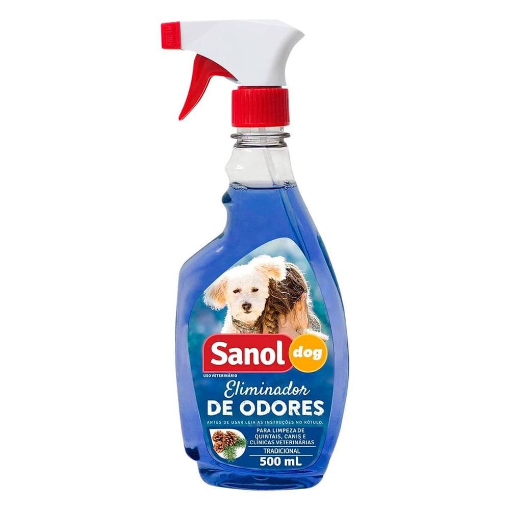 Spray Eliminador De Odores Sanol Dog 500Ml Spray:Tradicional