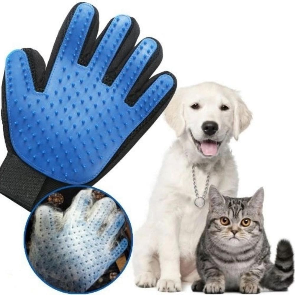 Luva Pet Massagem E Limpeza Tecnologia Top