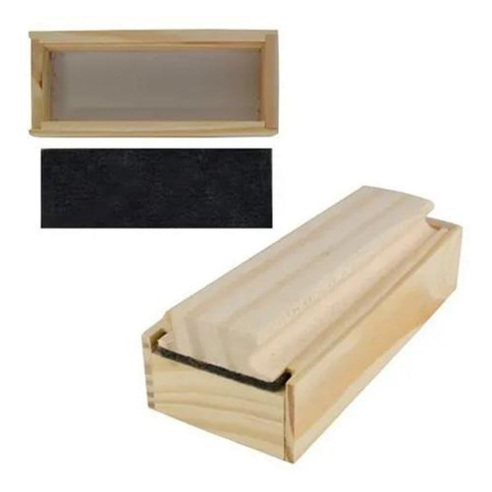 2X Apagador Para Lousa Quadro Negro Escolar Com Porta Giz