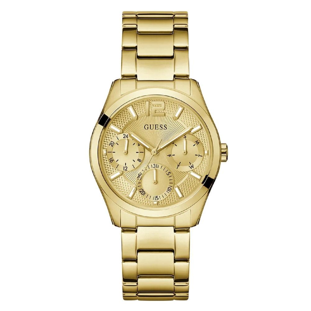 Relógio Guess Feminino Multifunção Gw0760L2 Dourado