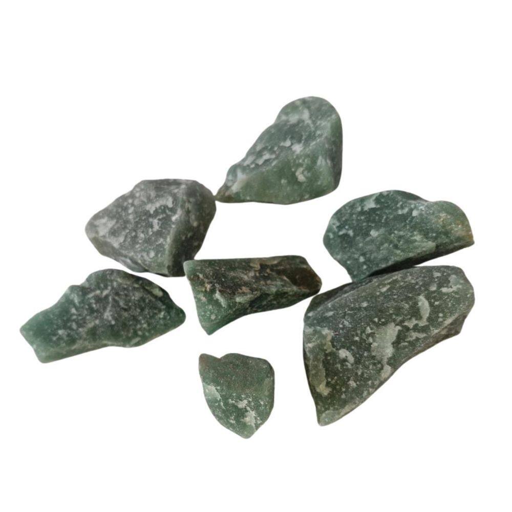 Pedra Natural Quartzo Aventurina Verde Bruta 500 Gramas