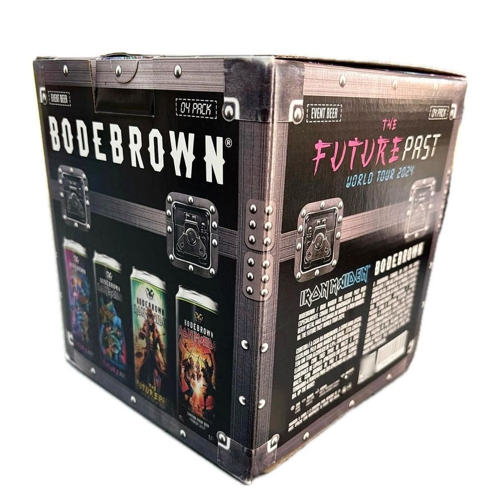 Kit Presente 4 Cervejas Iron Maiden 473Ml Tour Brasil