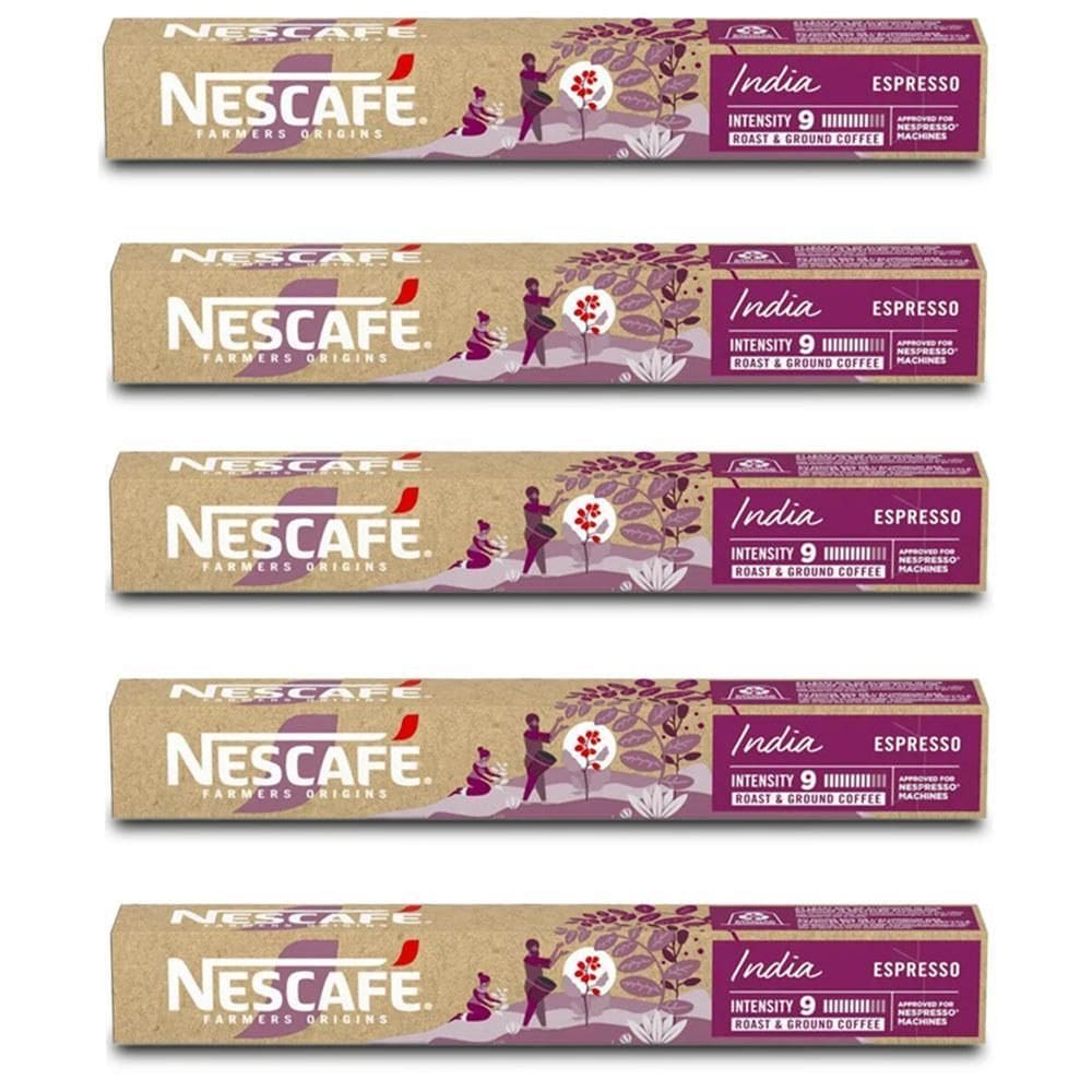 50 Cápsulas De Nescafé Farmers Origins India