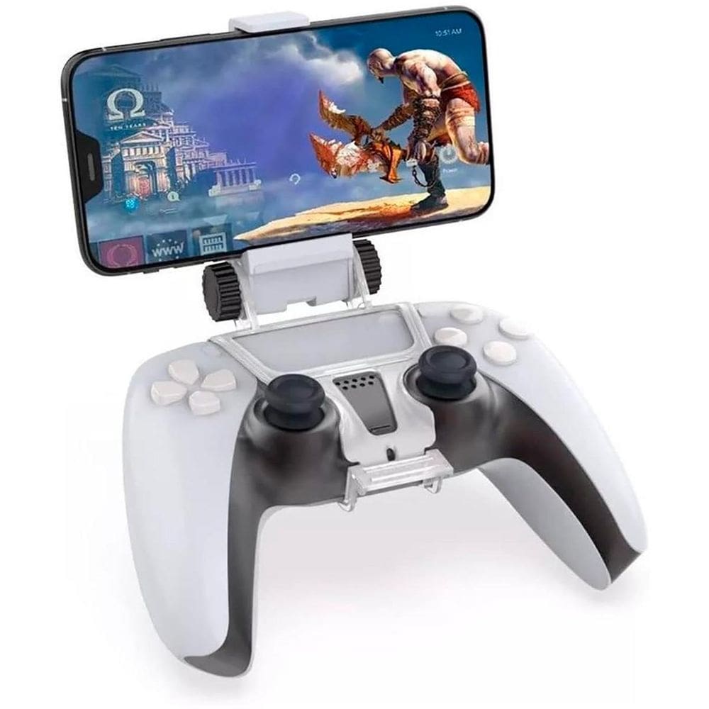 Suporte De Celular Para Controle Ps5 Dual Sense Ajustável
