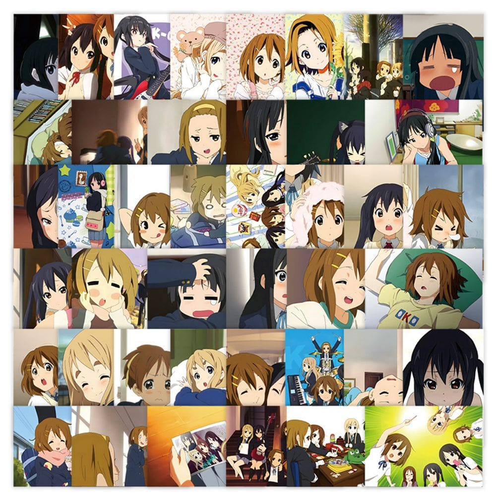 Adesivos Kons Waterproof Vinyl Anime 64 unidades/lote para laptop