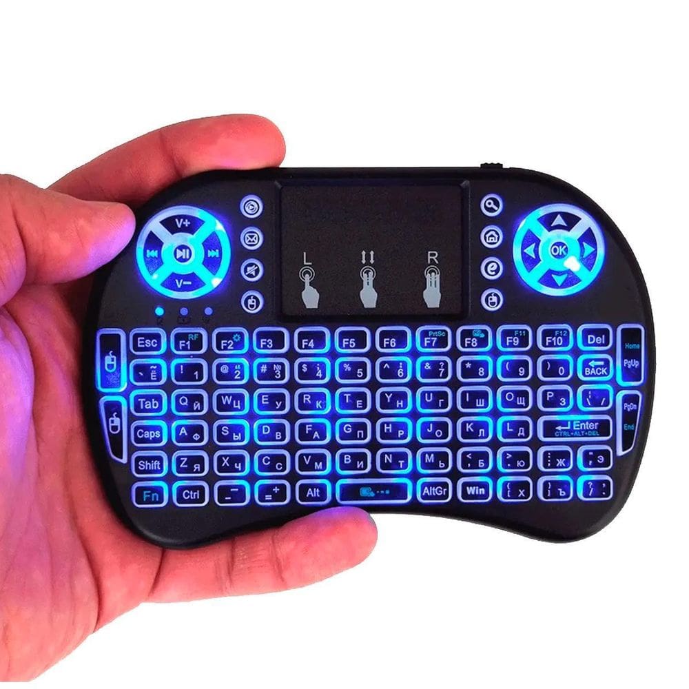 Mini Teclado Controle E Mouse Integrado Ideal Smart Tv E