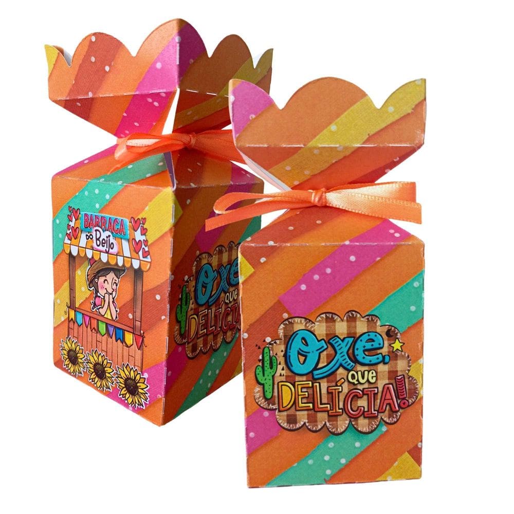 30 Caixas Festa Junina Aniversário São João - 30 Meia Bala