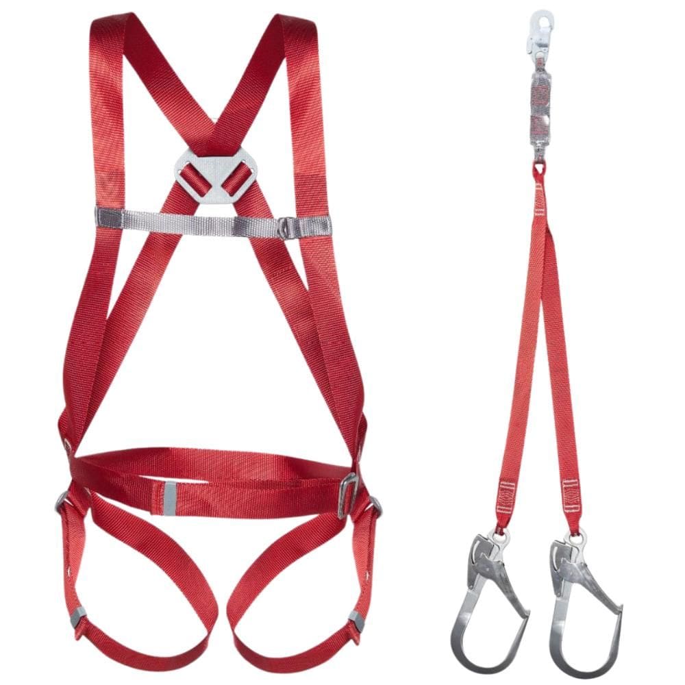 Cinto Paraquedista 1 Ponto de Ancoragem Com Talabarte Y Em Fita CP1101-2101 Camper