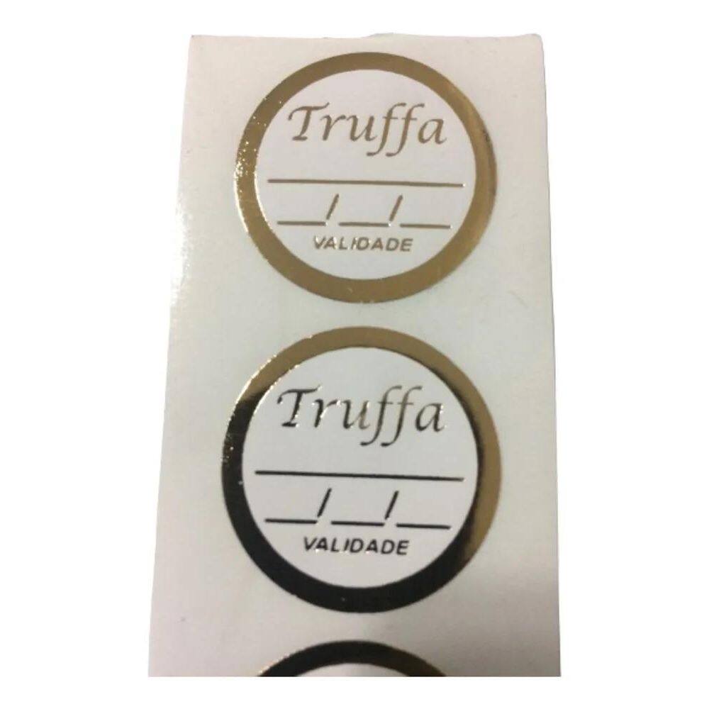 2X 1.000 Etiquetas Para Artesanato Truffa Sabor Validade Our