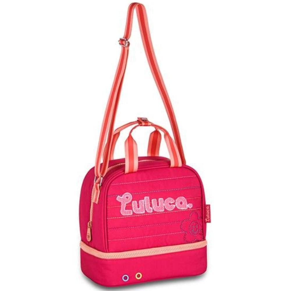 Lancheira Térmica Dupla Em Nylon Oficial Luluca Lu24613