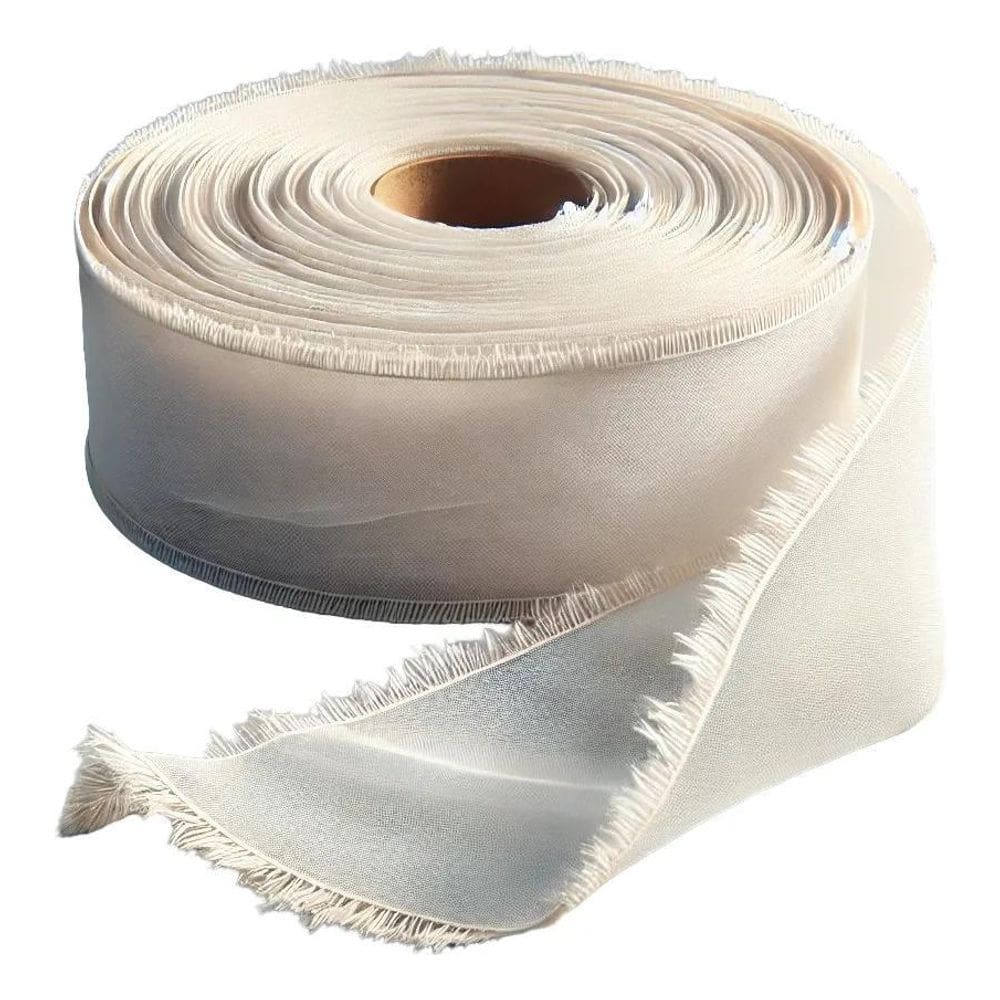 2X Rolo Fita Chiffon Convite Casamento 5 Metros - Várias Cor