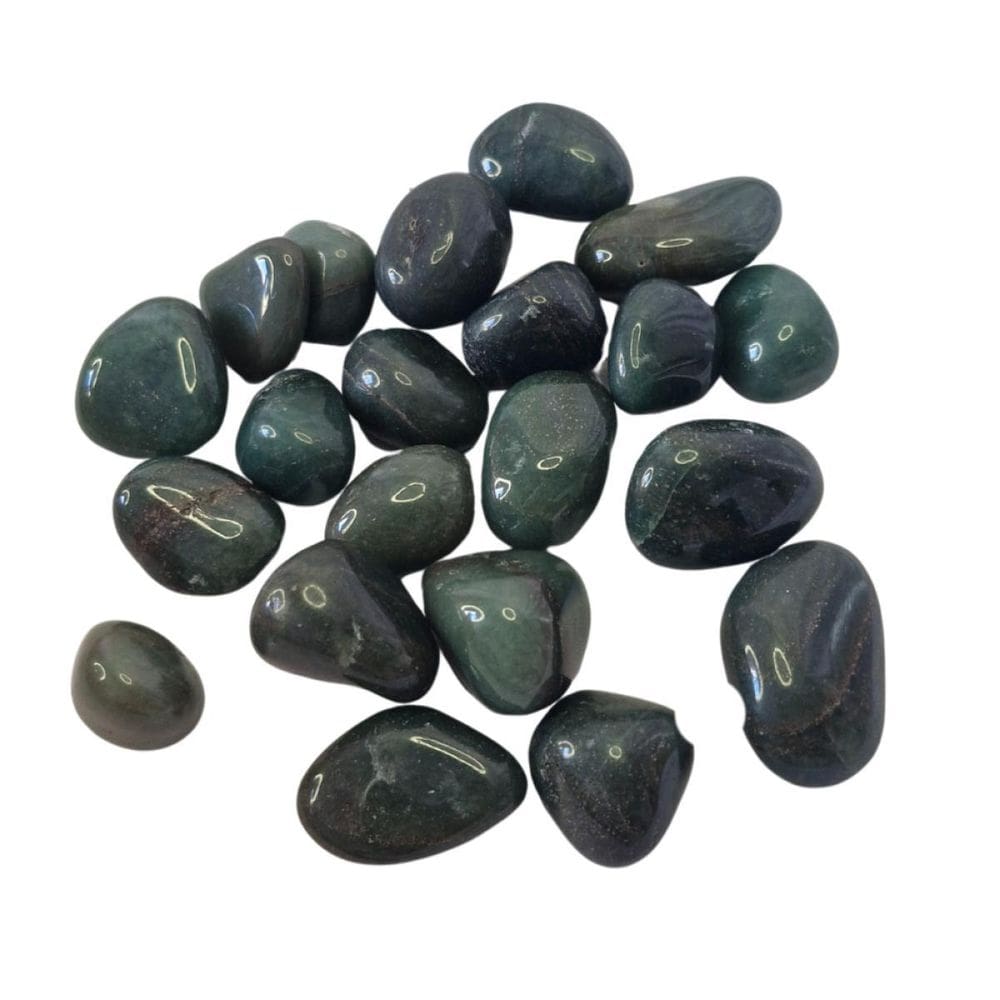 Pedra Quartzo Verde Escuro 2 A 4 Cm 250 Gramas Natural