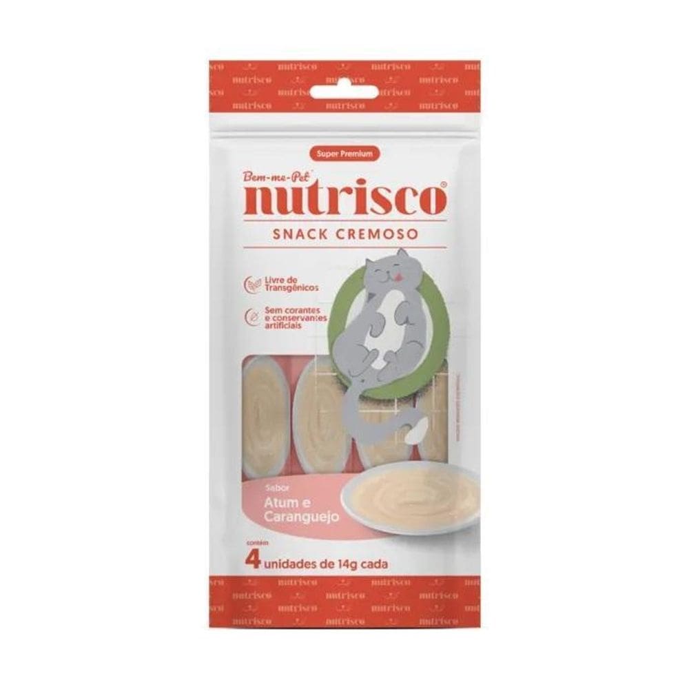 Nutrisco Snack Cremoso Pacote C/4 Unidades 14G Cada Sabor