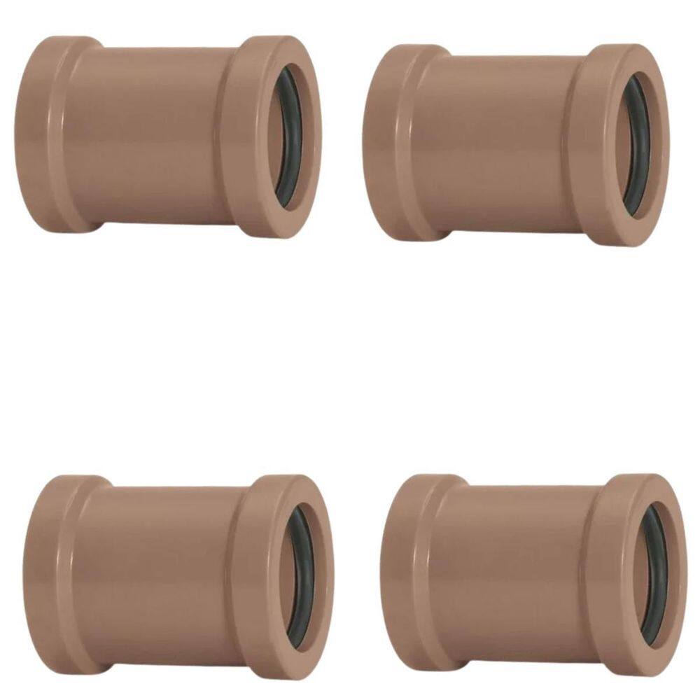 Luva De Correr 25Mm Para Encanamento Conexão Kit 04 Un