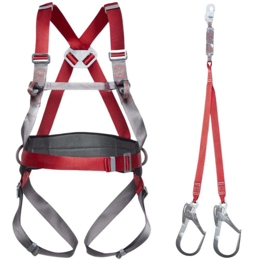 Cinto Paraquedista 4 Pontos de Ancoragem Com Talabarte Y Em Fita CP1201-2101 Camper