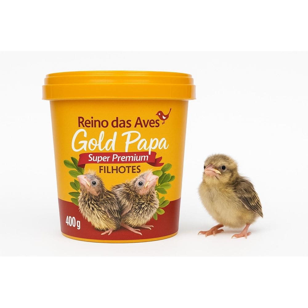 Gold Papa Filhotes 400G Reino Das Aves Super Premium