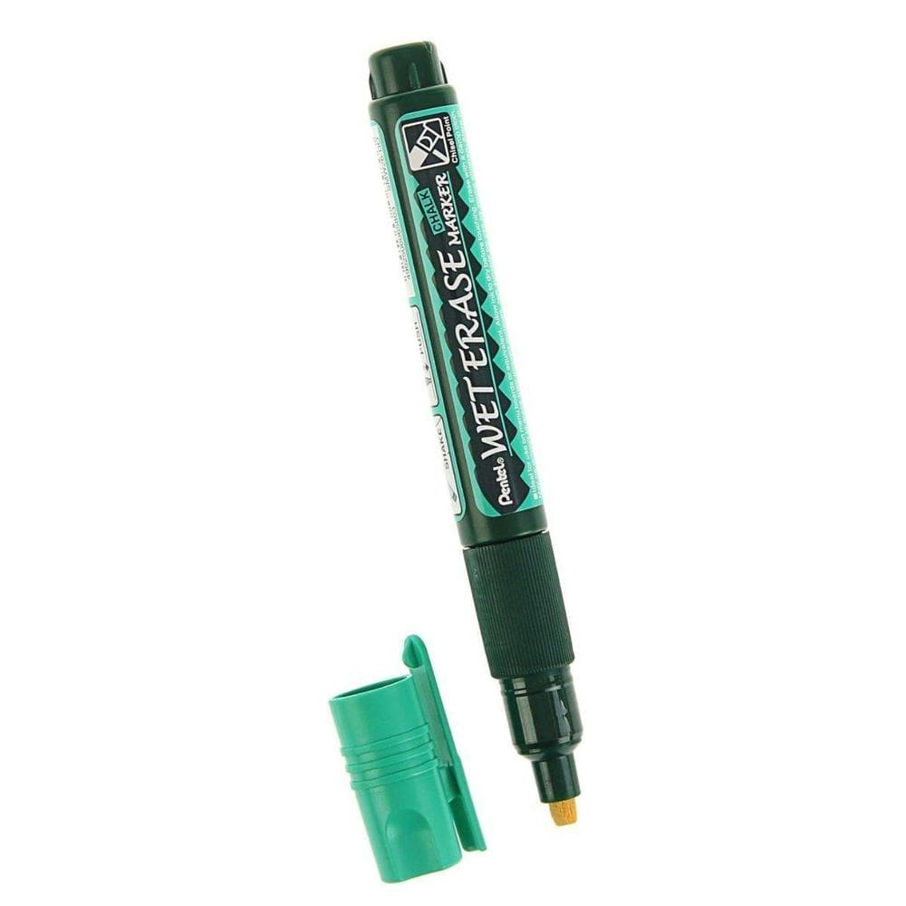 Marcador Giz Liquido Wet Erase Verde Pentel