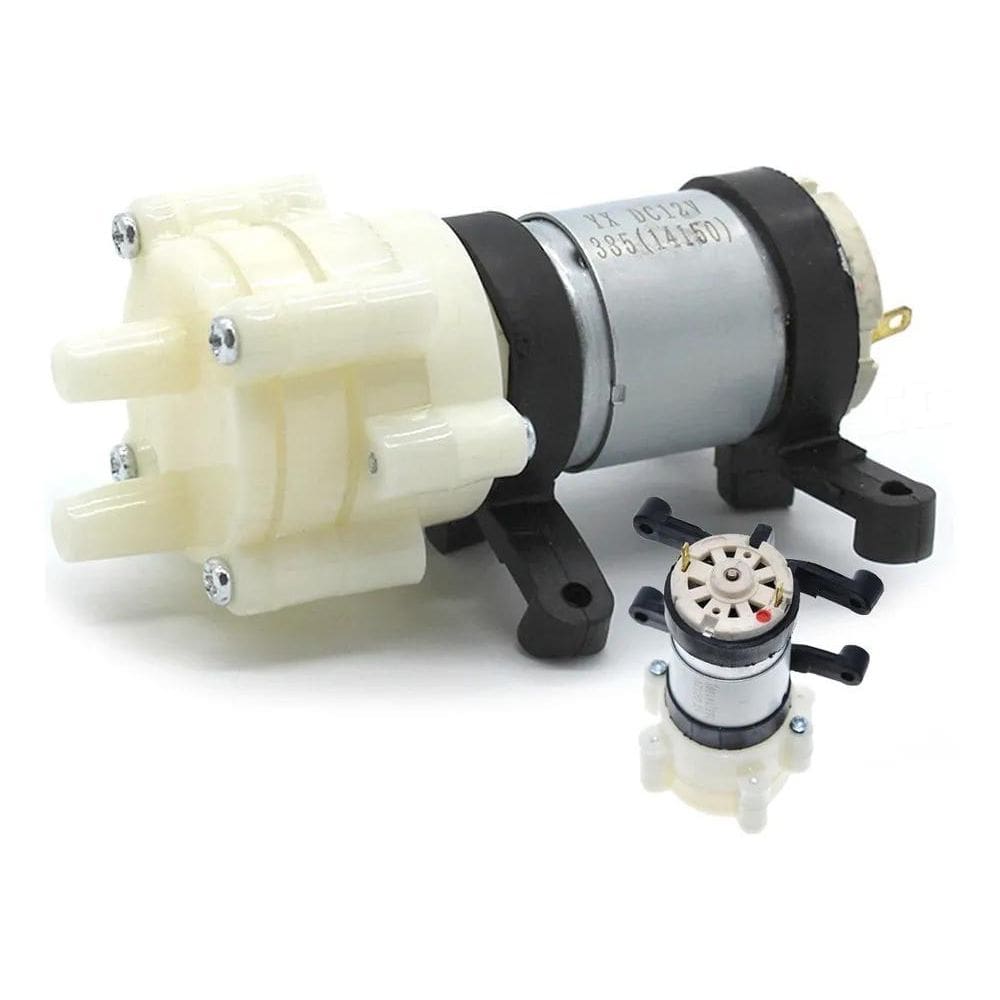 2X Mini Bomba 6V A 12V Água / Ar / Vácuo / Aquário Rs-385