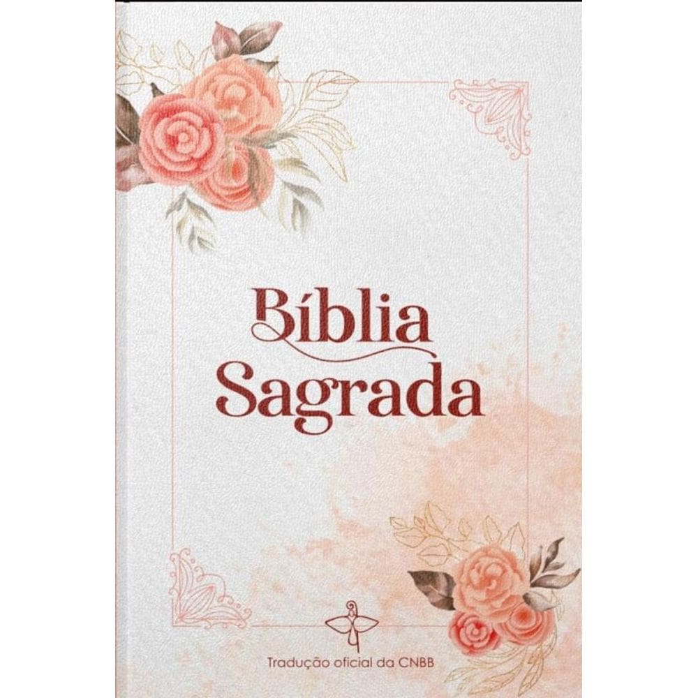 Bíblia Sagrada Tradução Oficial da CNBB  - Capa Salmão - Feminina